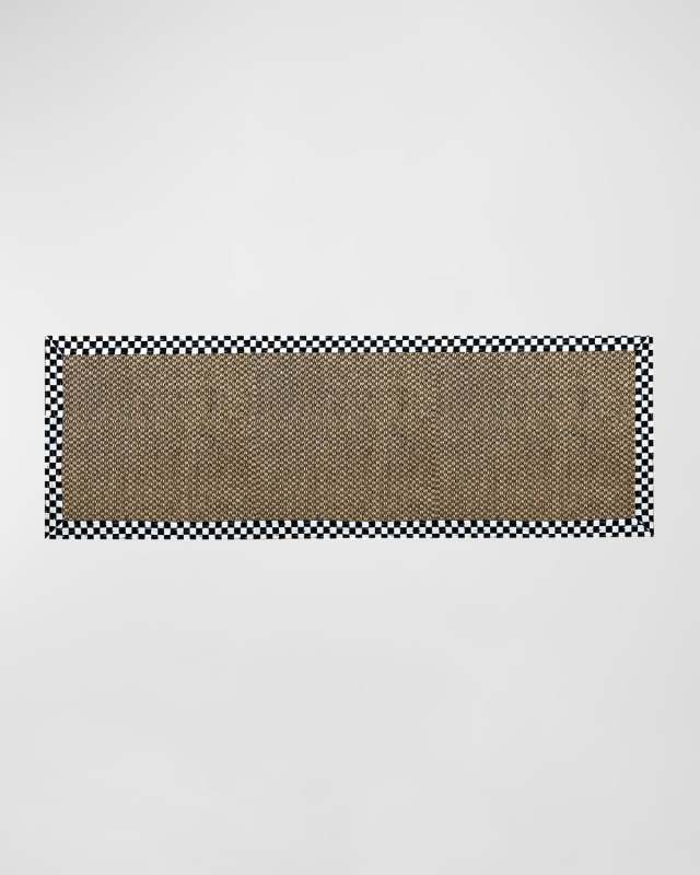 Chunky Sisal Rug Courtly Check, 3' x 8'